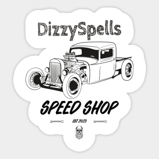 Speed Shop Tee Sticker